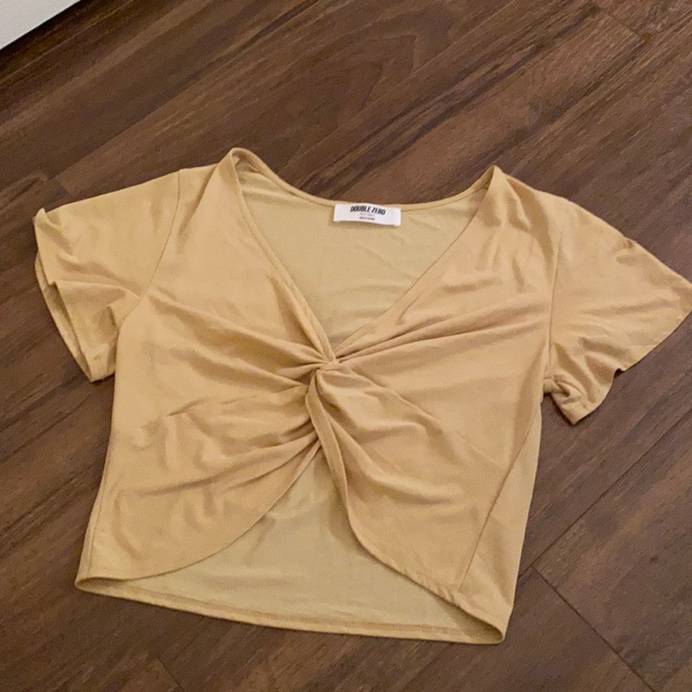 Yellow Crop Top